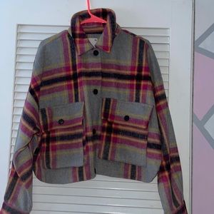 Colorful Flannel Jacket